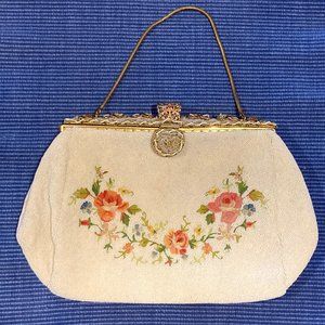 Vintage Beaded Clutch Purse Oberon